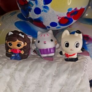 Netflix Dreamworks Gabby's Dollhouse Bath Toy Water Squirters (Set of 3)